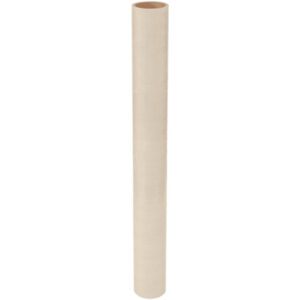 A tall roll of MH-USA 36 x 200 Glass Protection Tape stands upright against a white background, with its narrow profile and smooth, eye-catching surface reminiscent of beige parchment paper.