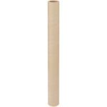A long, cylindrical beige cardboard tube stands against a white background, resembling the one used for MH-USA 48 x 200 Carpet Protection Tape (1 Roll/Case).