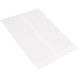 The 12 x 15 1/2 White Flat Tyvek® Envelopes have a self-seal strip, are lightweight and durable, and are ideal for secure shipping or mailing. Sold in packs of 100 per case.