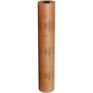 A large, upright roll of MH-USA 36 x 200 yds. MIL Spec VCI Paper Roll (1 Roll/Case) with printed text in black, standing vertically against a plain white background.