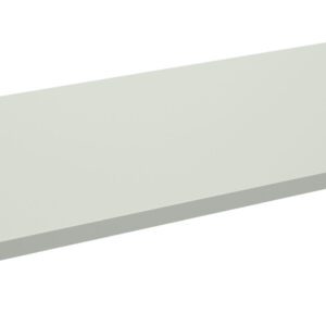 A rectangular, flat, light gray metal panel with small holes near the corners, suggesting mounting capabilities. The panel appears smooth and industrial, likely used as a cover or for support in construction or assembly.