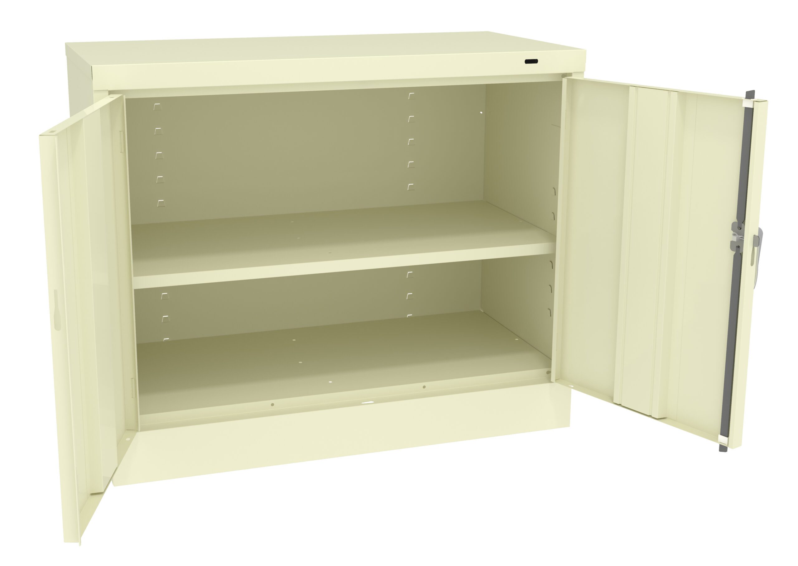 Tennsco 30" High Standard Desk Height Unassembled, Champagne