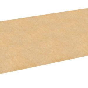 A large, flat rectangular sheet of medium-density fiberboard (MDF) with a light brown, smooth surface. The board is viewed from a slightly elevated angle.