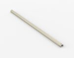 A long, slender beige rod with a slightly curved and open section on one end, set against a plain white background.