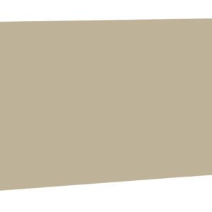 A rectangular, beige-colored sheet with rounded cutouts at each corner, set against a white background.