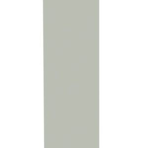 A tall, narrow rectangular panel with a light gray color, set against a white background.