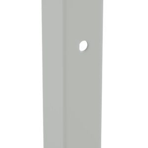 A vertical metal bracket with a right-angled shape, featuring four evenly spaced holes along its length. The bracket is designed for mounting or support and is displayed against a plain white background.