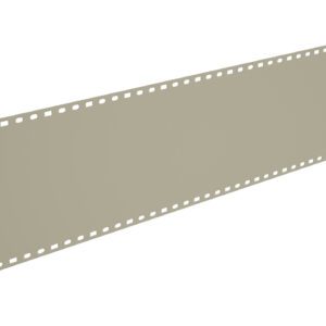 A long, rectangular strip of beige paper with perforated edges on both sides. The thin holes run along the entire length of the strip, suggesting it might be used in continuous feed printers or similar devices.