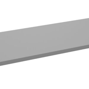 A flat, rectangular metal panel with a smooth surface, featuring small holes near the corners, likely for mounting or attachment purposes. The panel is shown from an angled side view.