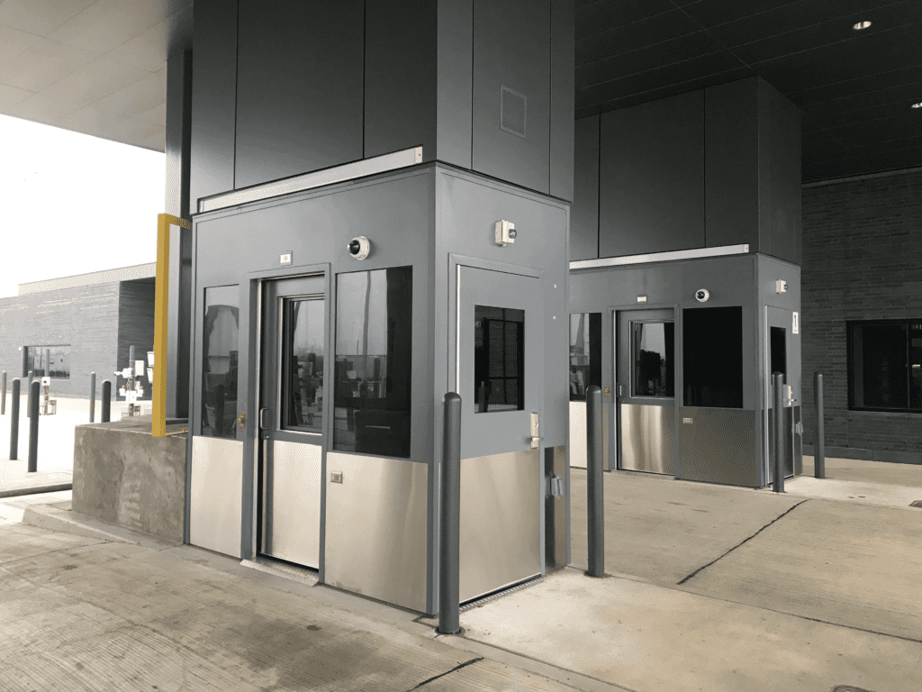 Guard Booths with Bullet Proof Protection