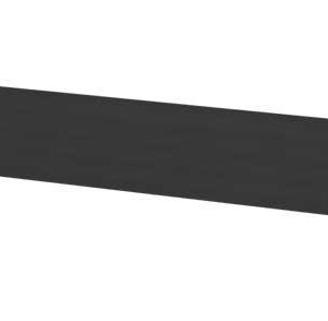 The Visiontron Prime Retractable Wall Mount, 10 Belt has a sleek black cylindrical case and extends effortlessly. Ideal for crowd control or line management, it ends with a secure clip for easy attachment.