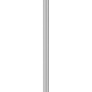 The Outdoor ST400 Series Urn Top Rope Stanchion has a silver urn top design, a sturdy circular black base, and an elegant knob for easy rope or belt attachment, making it ideal for stylish crowd control or line management.