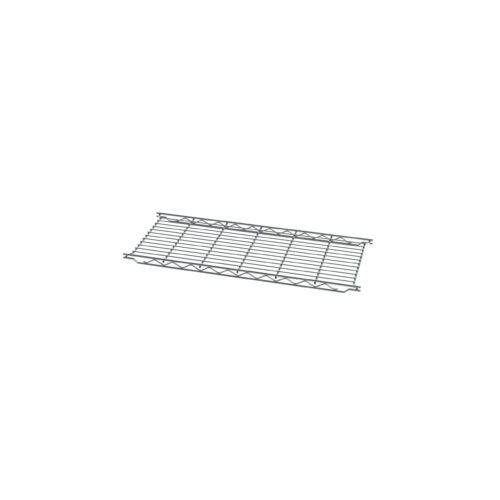 0iofcf6zrun4li1m90hy1dunib43y7vt.jpg The Metro 1230C Erecta Shelf Wire Shelf, 12 x 30, showcases its sleek rectangular form and grid design on a plain white backdrop.