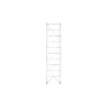 The Metro 1252C Erecta Shelf Wire Shelving Uprights, measuring 12W x 53.5H, is a tall, metal shelving unit with a minimalist design and multiple tiers, ideal for storage or display while offering both functionality and style.
