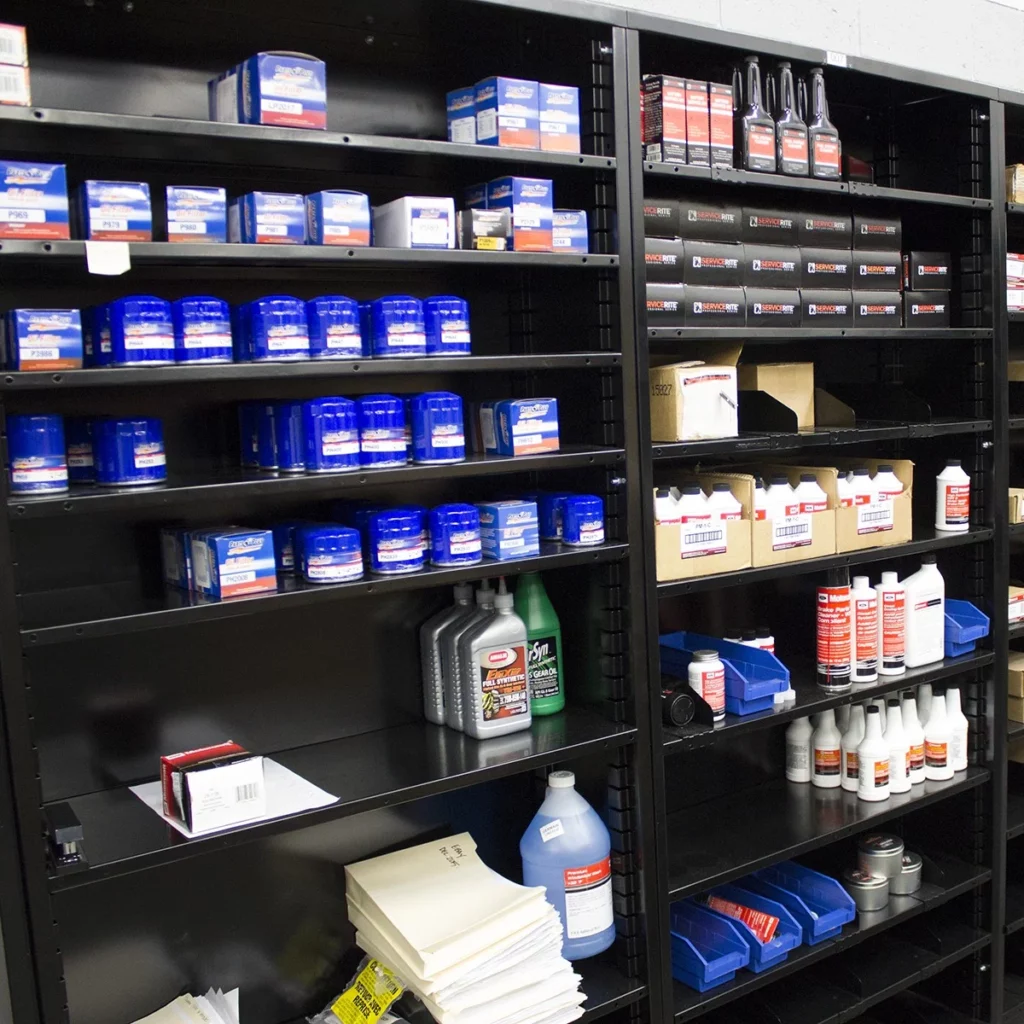 Flexi Bin Shelving For Auto Parts Counter