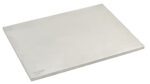 The Metro MS-SW1824 PrepMate Stainless Work Surface, 18 x 24, is a sleek rectangular board with a smooth surface, beveled edges, and METRO engraved in the lower left corner.
