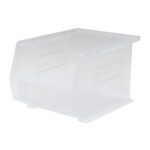 The 10.8 x 8.25 x 7 Metro MB30239CLSH bin has an open front and ribbed sides for easy access and visibility. Made of sturdy, clear plastic, its perfect for organizing small to medium items.