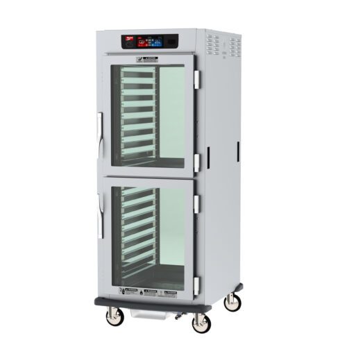jaatzlopbasa5g4hpn359tvhjksxa692.jpg The Metro C599-SDC-LPDC C5 9 Series is a full-height heated holding cabinet with Dutch clear doors, multiple shelves, and Lip Load Aluminum Slides. Made of stainless steel, it features a 60Hz control panel and wheels for easy mobility. Powered at 120V and 2000W.