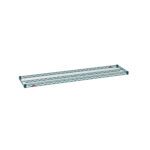 The 14 x 60 Metro Super Erecta 1460NK3 Industrial Wire Shelf features a green metal grid design with small red corner labels, ideal for storage. It boasts a sleek Metroseal Green Epoxy finish against a plain white background.