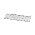 The Metro 1848C Erecta Shelf Wire Shelf, 18 x 48, features a sleek rectangular design with a grid pattern, ideal for storage and organization.