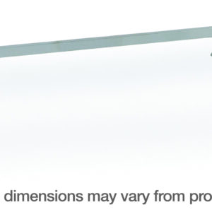 A close-up shows four caster wheels attached to a metal cart frame on a white background. A note states, Actual dimensions may vary from product shown. Compatible with the Metro M3TF2454E 3-Sided Frame for MetroMax Industrial Plastic Shelving, 24 x 54.