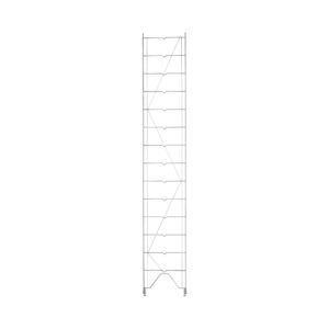 The Metro 1272C Erecta Shelf Wire Shelving Uprights feature a tall, narrow design made of silver metal wire with multiple shelves, measuring 73.5 inches high and 12 inches wide. Its lightweight and perfect for indoor storage or organization needs.