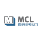 Logo of MCL Storage Products featuring a stylized M within a blue and gray square outline, followed by the text MCL in large gray letters and STORAGE PRODUCTS in smaller blue letters, highlighting their expertise in Space Management Solutions.