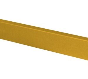 The Justrite Base Cover En30, a 34W yellow 30-gallon rectangular wooden bar, is elegantly displayed against a crisp white background.