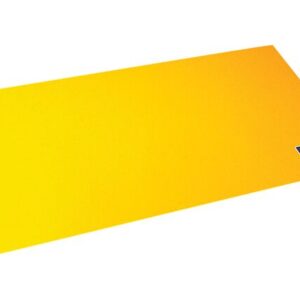 An orange metal wedge with a smooth, triangular sloped top resembles a Justrite Cover. A subtle label on its side emphasizes its link to the Justrite Cover, 12/17/30/40/45G Cabinet safety essentials.