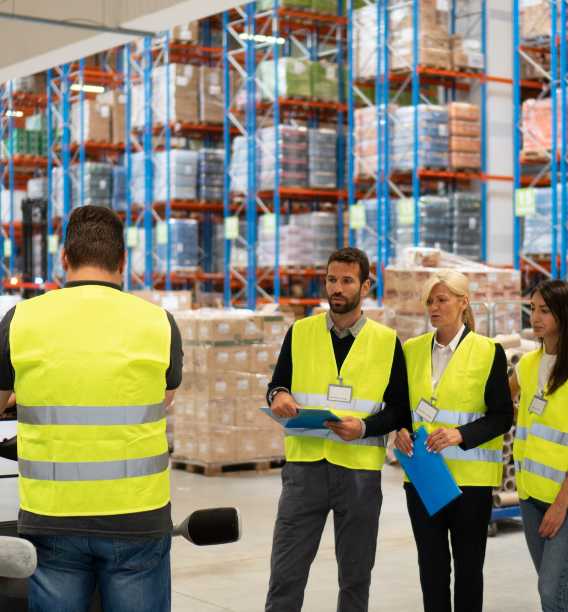 Warehouse staff training