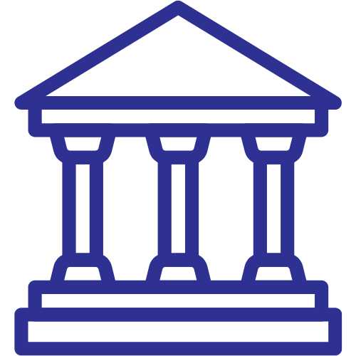 An icon representation of a museum for High Density Shelving