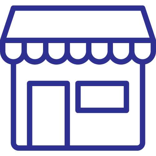 An icon for retail stores for High Density Shelving