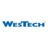 Logo for WesTech featuring the word WesTech in bold blue letters on a white background, subtly hinting at their expertise in property management supplies.