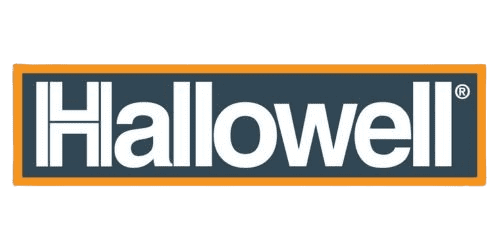 a logo of Hallowell