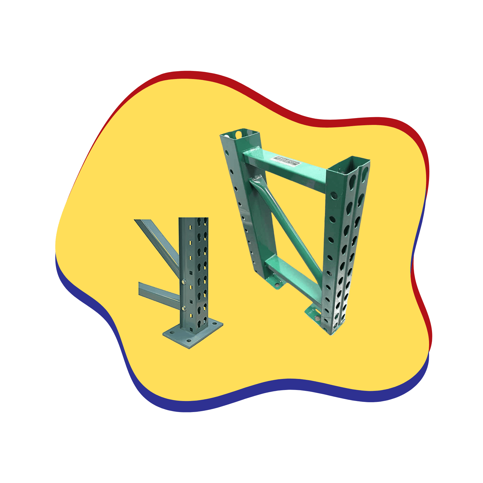 Pallet Rack Uprights | Material Handling USA