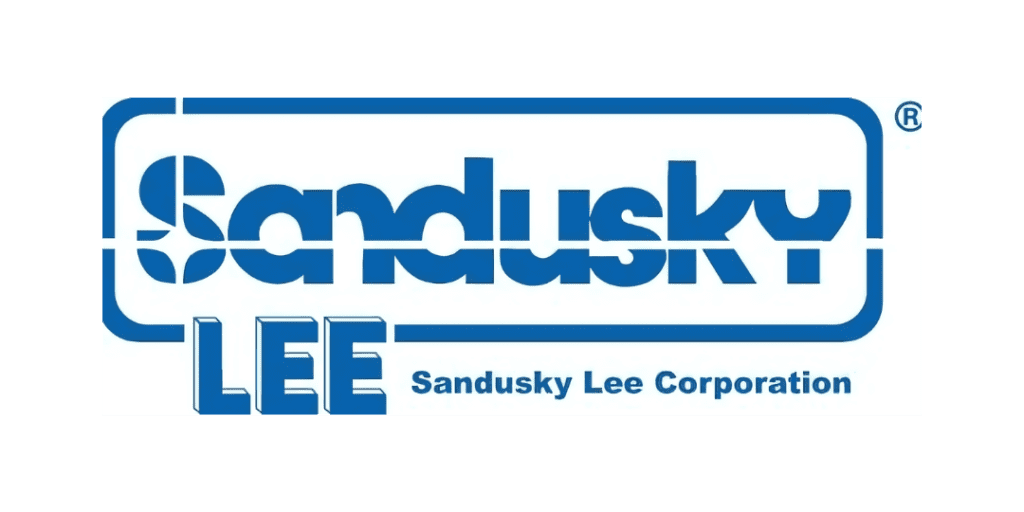 a logo for Sandusky Lee Boltless Shelving