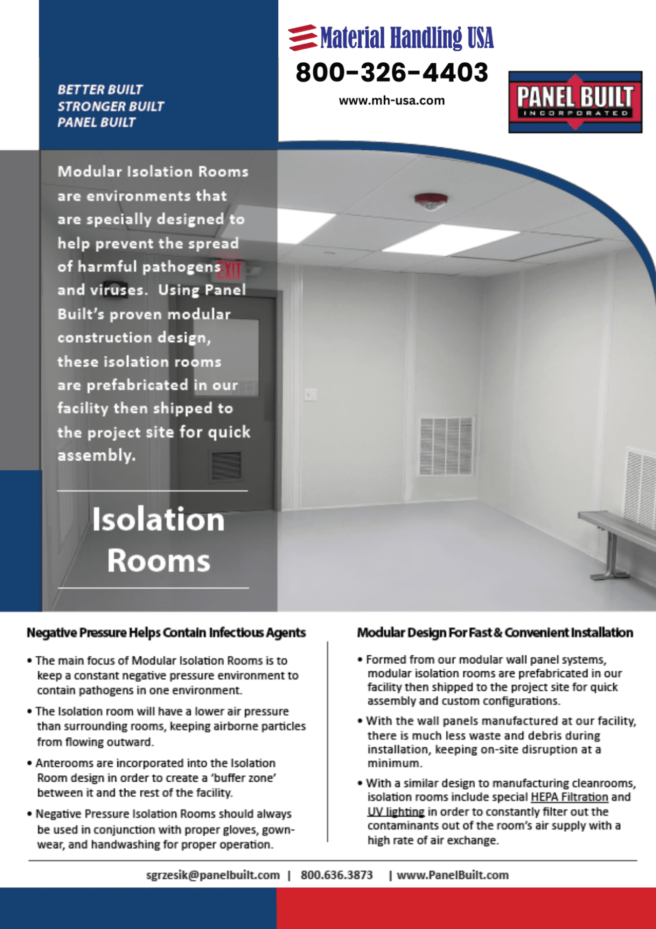 Isolation Rooms: Your Key to Safety and Sterility | Material Handling USA