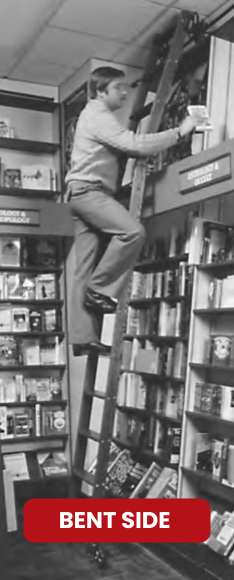 ROLLING WOOD LADDERS Bent Side