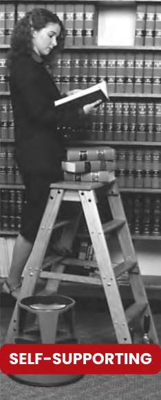 ROLLING WOOD LADDERS Self Supporting