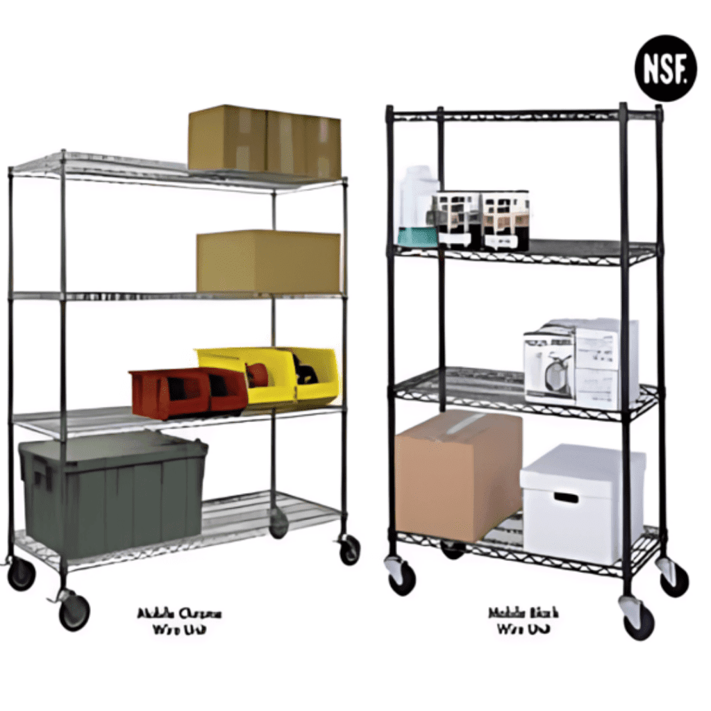 Wire Mobile Shelves