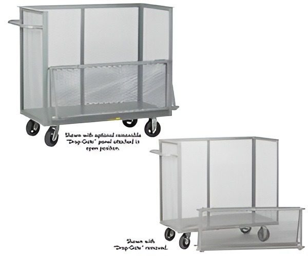 Open Three-Sided Mobile Bulk Truck