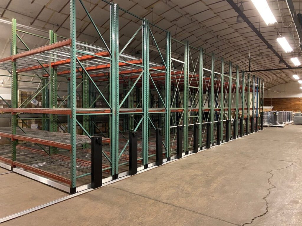 Mobile Shelving for Industrial Use