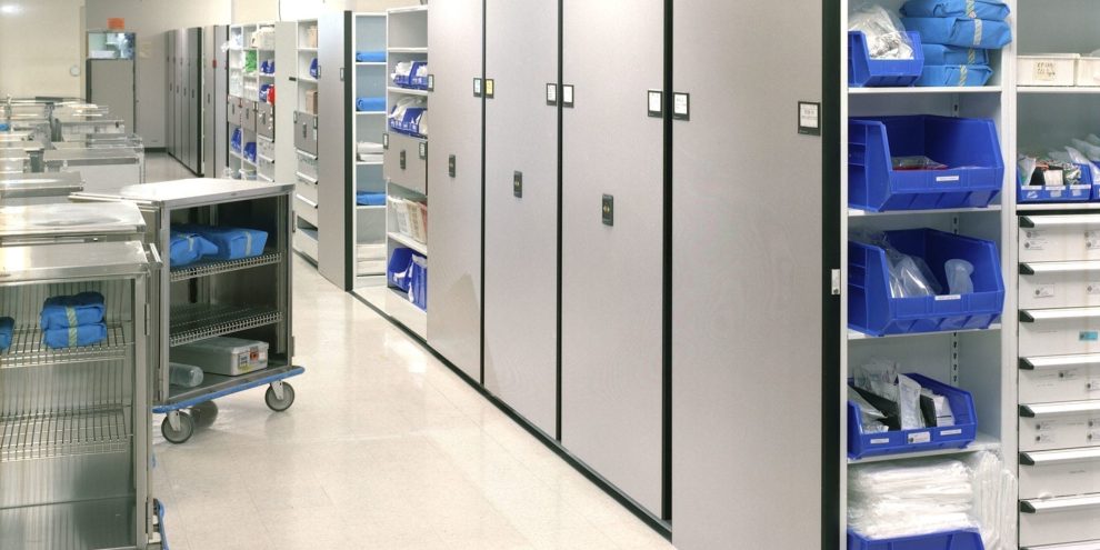 Healthcare High Density Shelving | Material Handling USA
