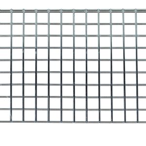 The Quantum Divider, measuring 9W x 4-1/2H, features a chrome-plated finish and is designed for use with hanging baskets.