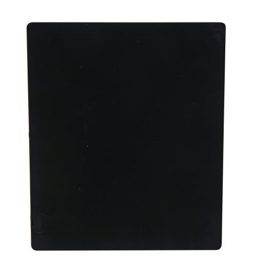 The Quantum Divider, made in the USA and compatible with QED501 and QED604 models, is available in a pack of 4. It features a sleek black rectangle design with slightly rounded corners, appearing flat and uniform without noticeable textures.