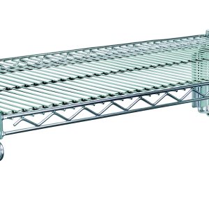 The Quantum Cantilever Single Shelf features a 24W x 12D wire shelf in a sleek, chrome-plated finish with a rectangular grid pattern. Supported by two 12 cantilever arms and mounting brackets, its perfect for adding modern style and versatile storage to any space.