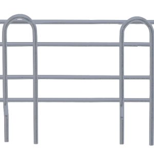 The Quantum Side Ledge is a gray wire rack with an epoxy antimicrobial finish, loops at both ends, and vertical supports. Measuring 12D x 4H, its perfect for organizing items and enhancing any space with its clean, minimalistic design.