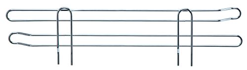Elegant and minimalist, the Quantum Side Ledge (18D x 4H) is crafted from durable 304 stainless steel with two parallel horizontal bars and four vertical supports, combining style with resilience.