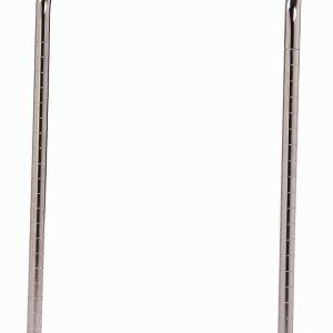 The Quantum U-Handle, 18W x 32H, is crafted from durable 304 stainless steel with chrome finish and U-shaped handles for optimal stability support.