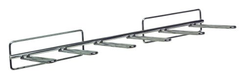 The Quantum Tape/Reel Holder is a horizontal, 6 pronged rack with a 25 lbs. load capacity, designed to accommodate up to six tapes or reels and mount on louvered panels for sturdy organization.